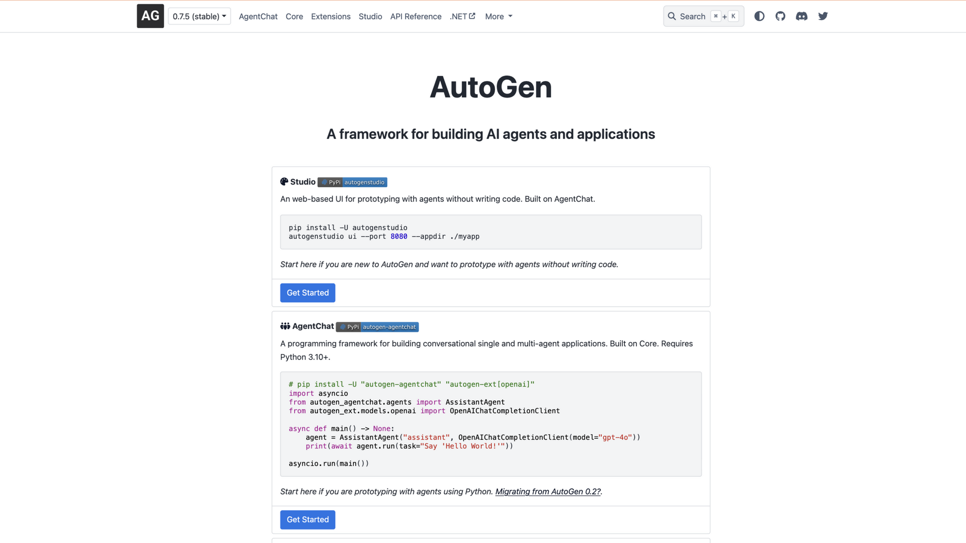 microsoft.github.io/autogen · 首页快照 2026-10-03