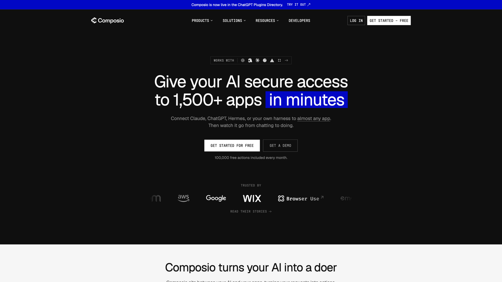 composio.dev · 首页快照 2026-10-03