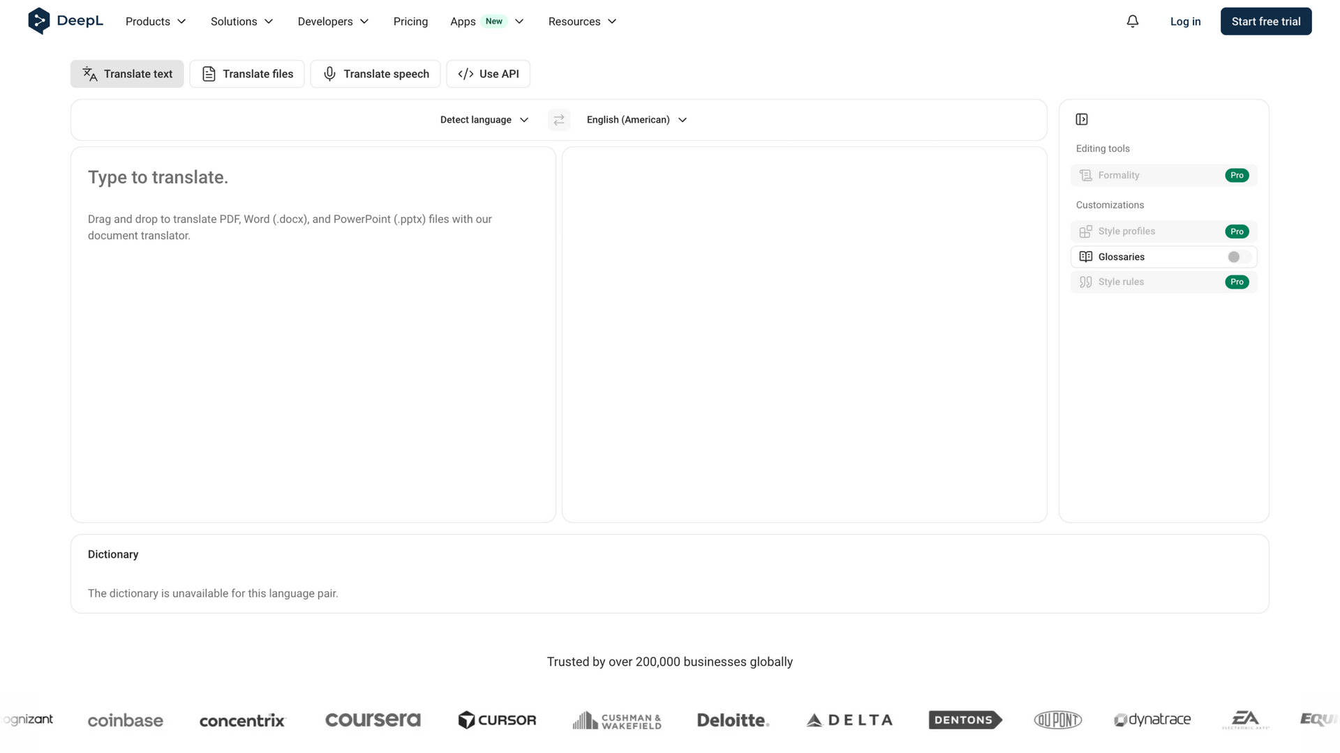 deepl.com · 首页快照 2026-10-05