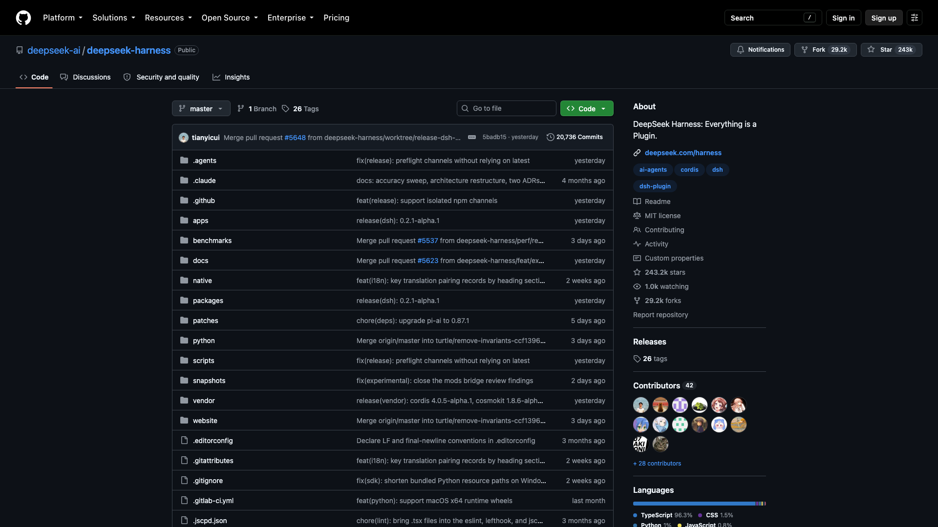 github.com · 仓库首页快照 2026-10-04