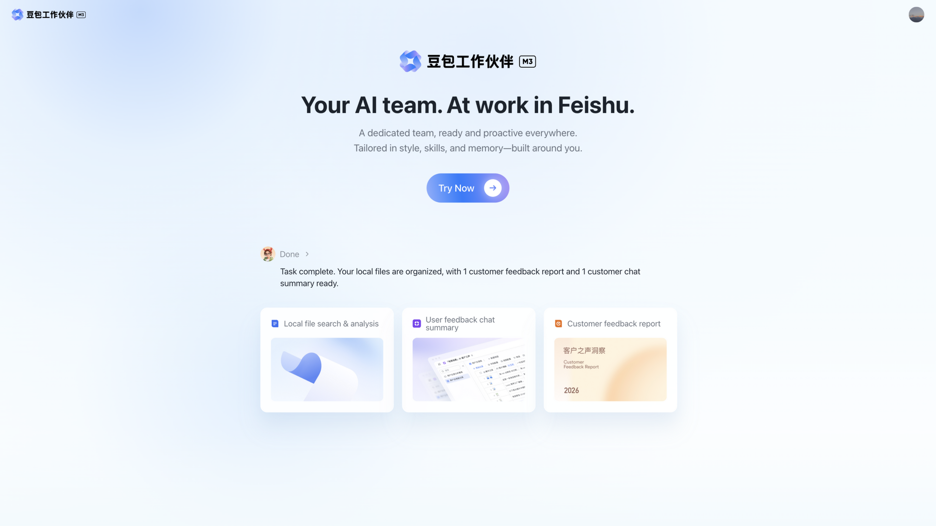 aily.feishu.cn · 豆包工作伙伴落地页(英文版)2026-10-03