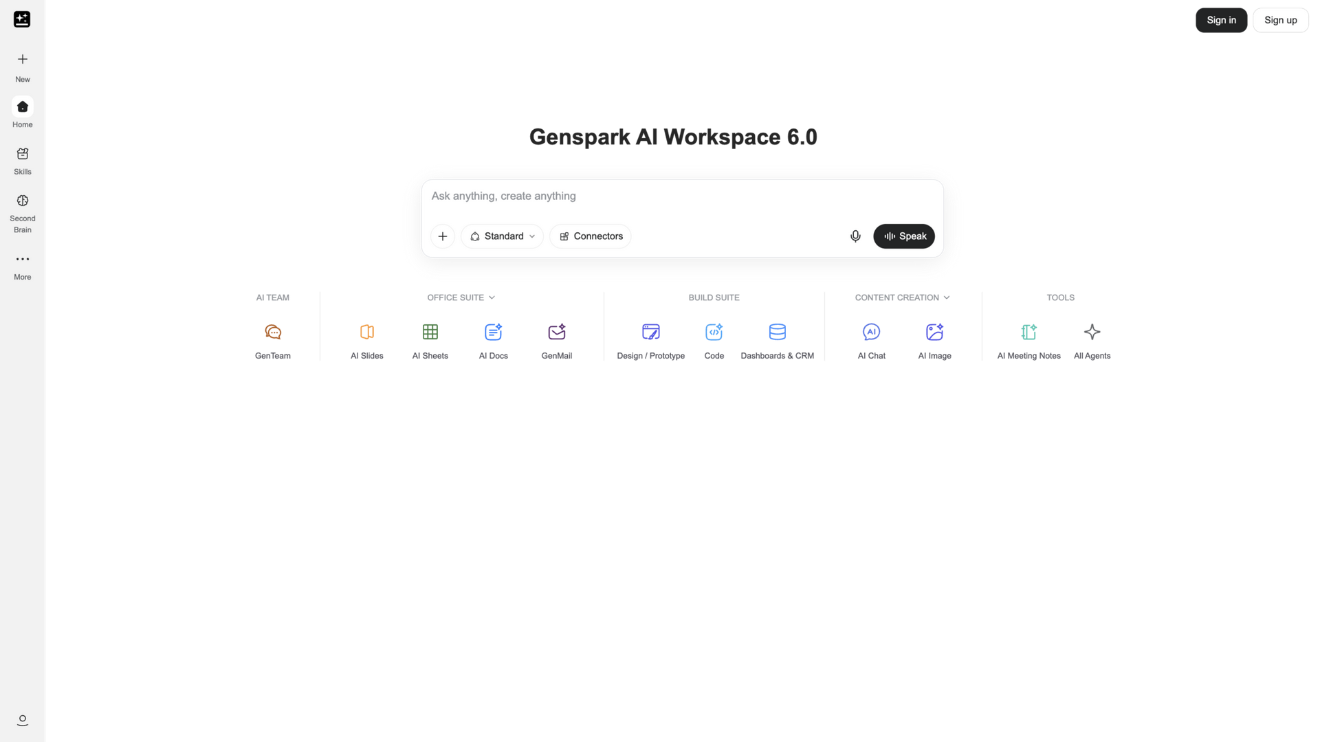 genspark.ai · 首页快照 2026-10-03