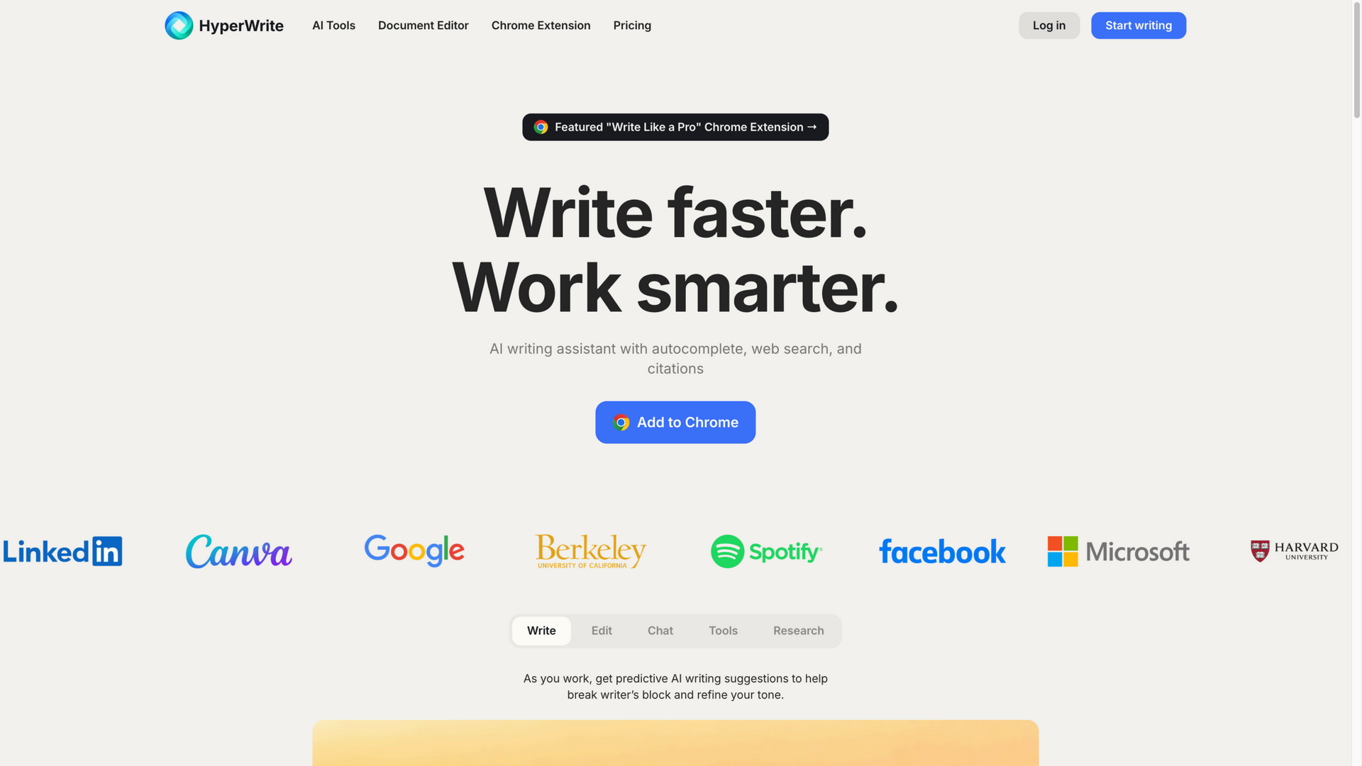 hyperwriteai.com · 首页快照 2026-10-05