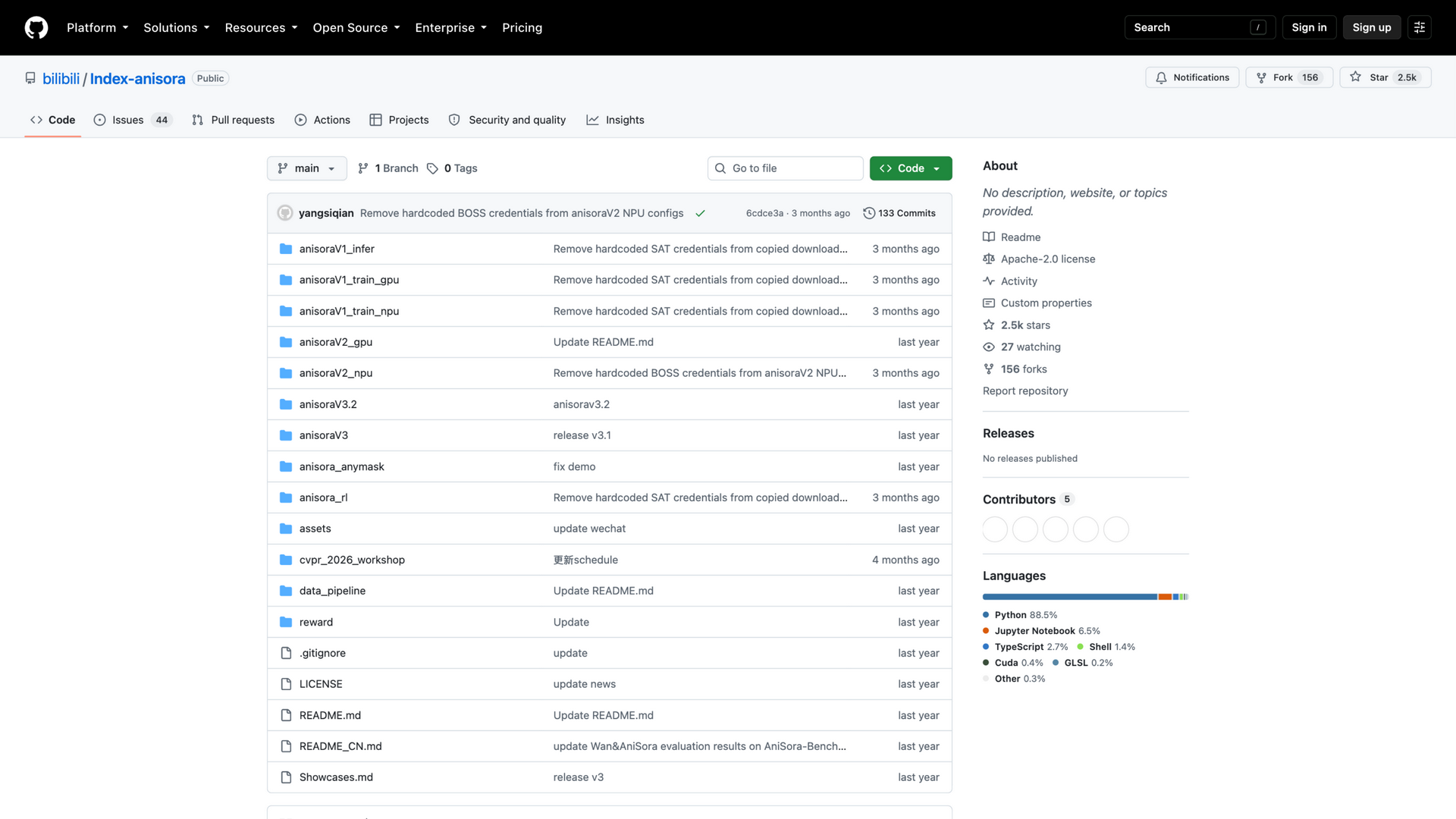 github.com · 仓库首页快照 2026-10-06