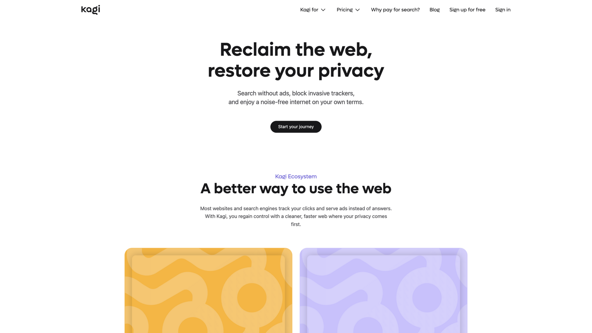kagi.com · 首页快照 2026-10-03