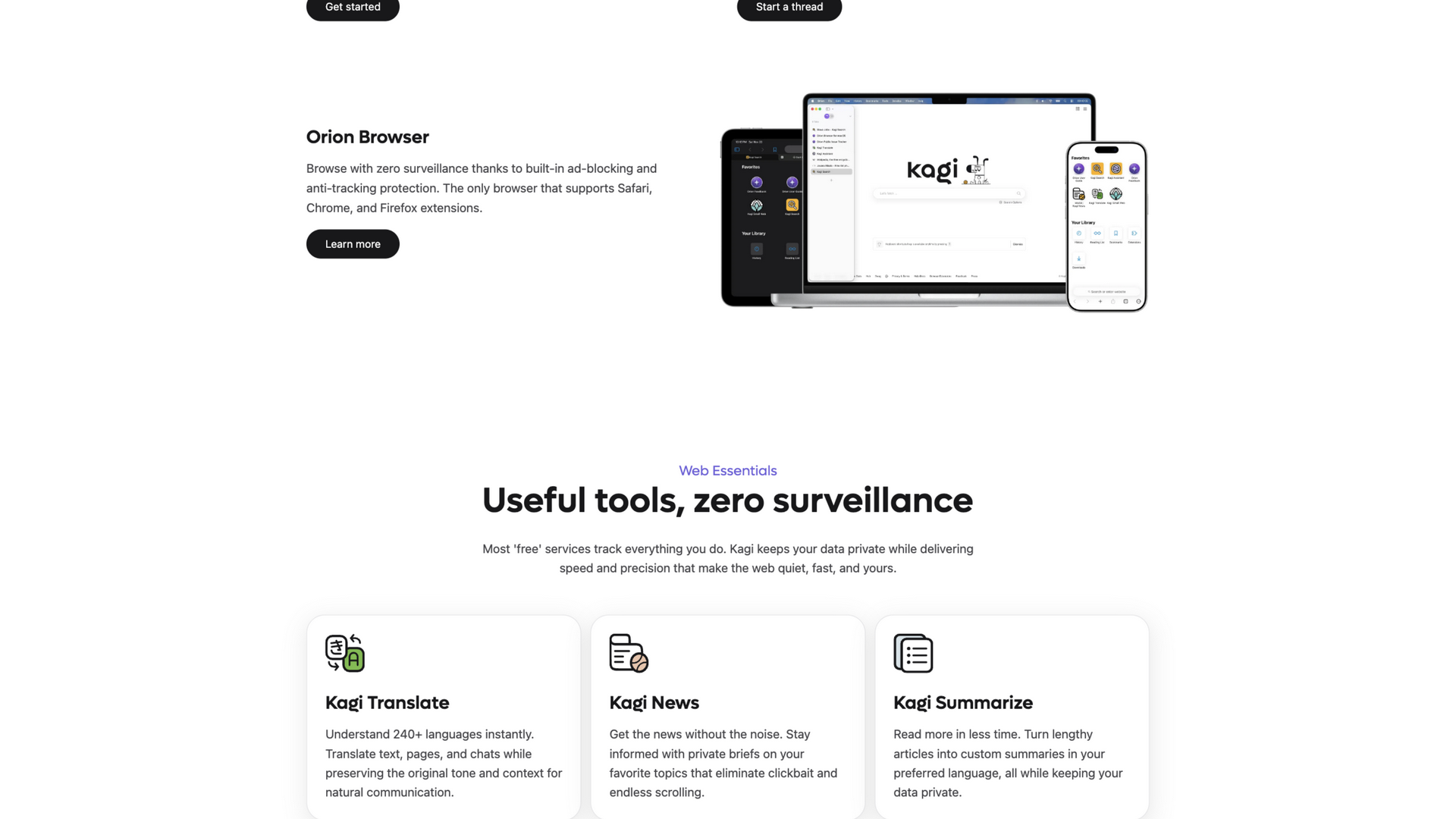kagi.com · Web Essentials 工具卡区 2026-10-03