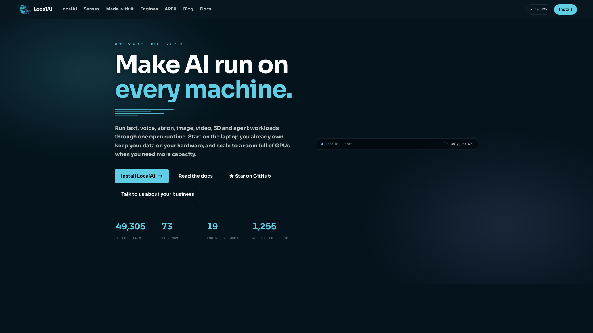 localai.io · 首页快照 2026-10-05