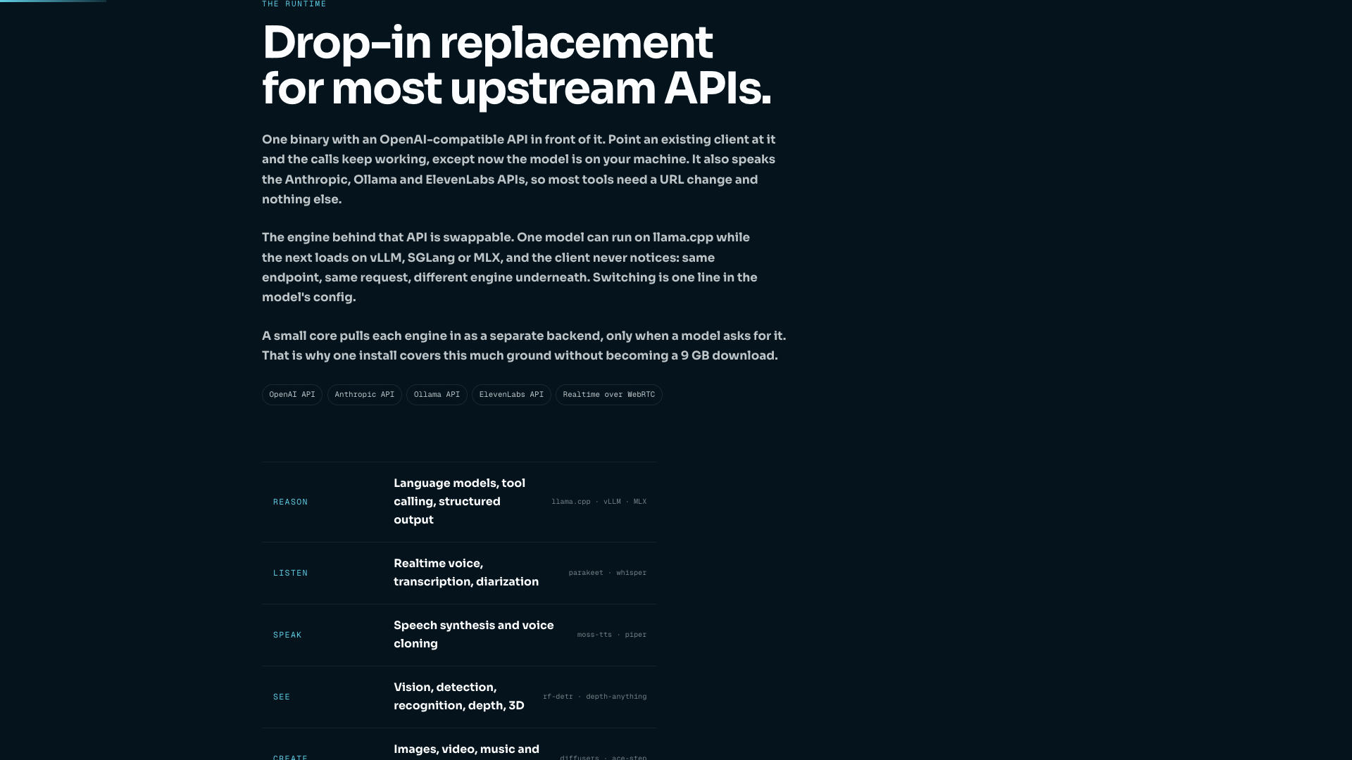 localai.io · API 兼容与引擎区 2026-10-05