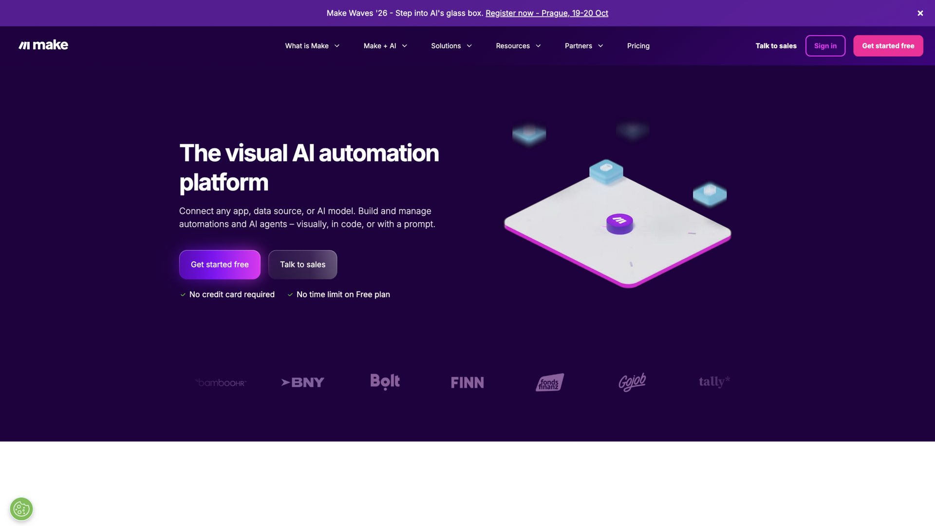 make.com · 首页快照 2026-10-03