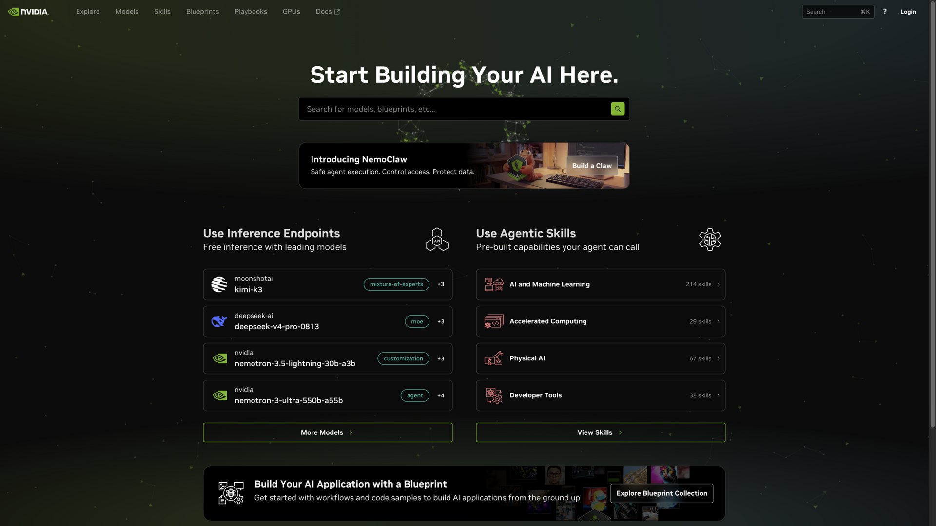 build.nvidia.com · 首页快照 2026-10-06