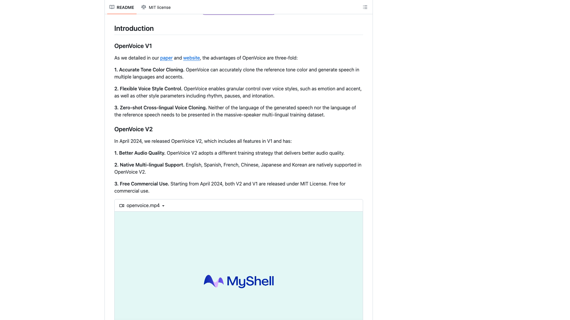 github.com · README Introduction 区(V1 三大优势与 V2 升级)2026-10-04