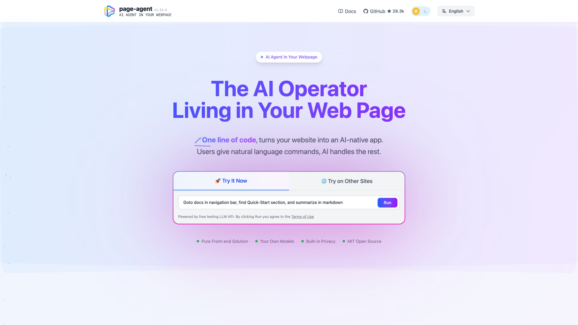 alibaba.github.io/page-agent · 首页快照 2026-10-05