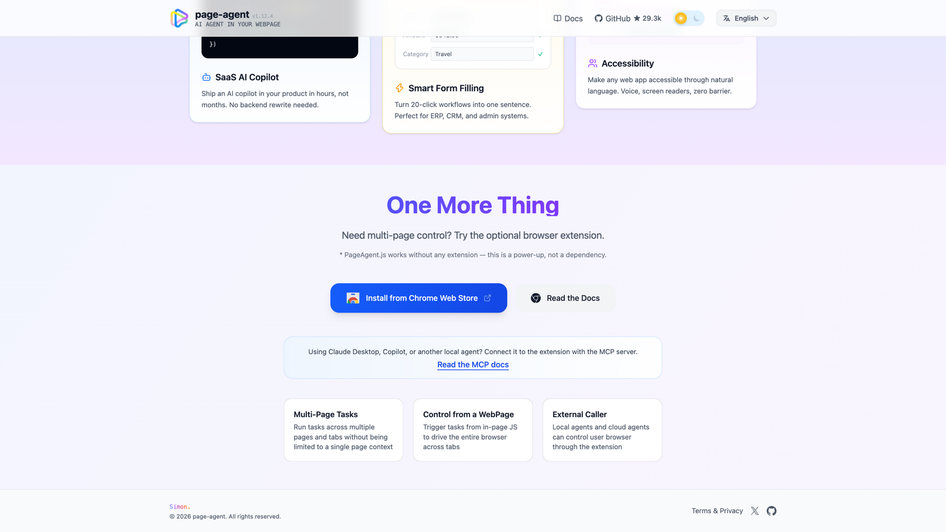 alibaba.github.io/page-agent · Chrome 扩展区(One More Thing)2026-10-05