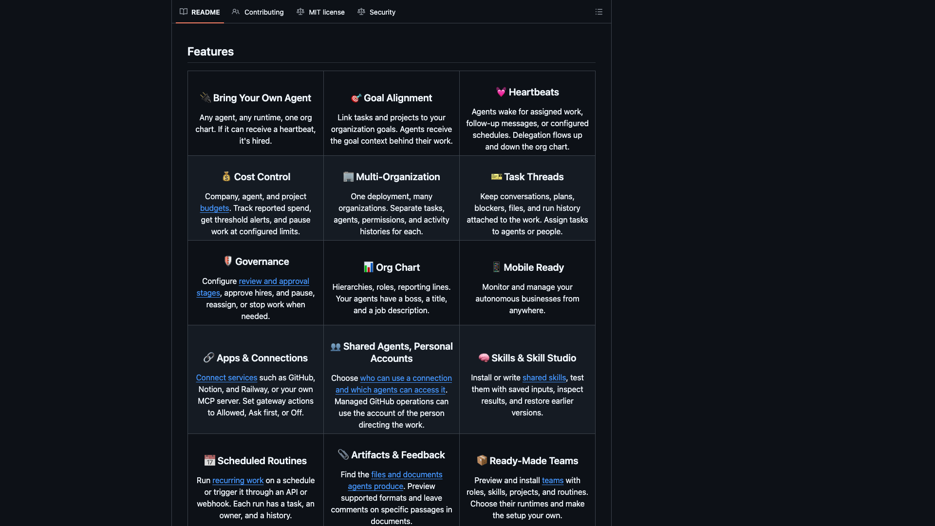 github.com · README Features 功能卡区 2026-10-04
