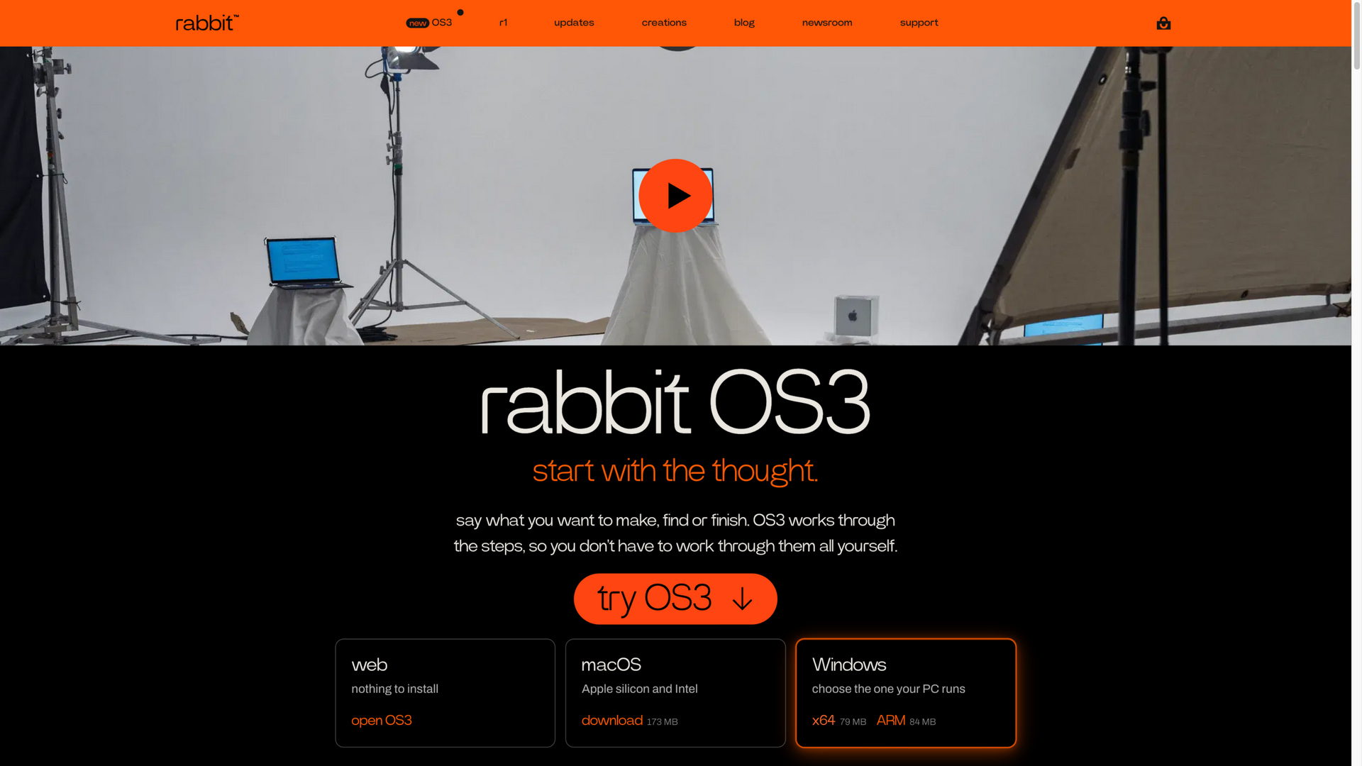 rabbit.tech · 首页快照 2026-10-05