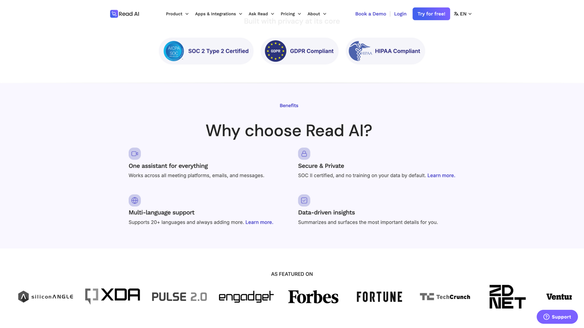 read.ai · 隐私合规与 Why choose 区 2026-10-05