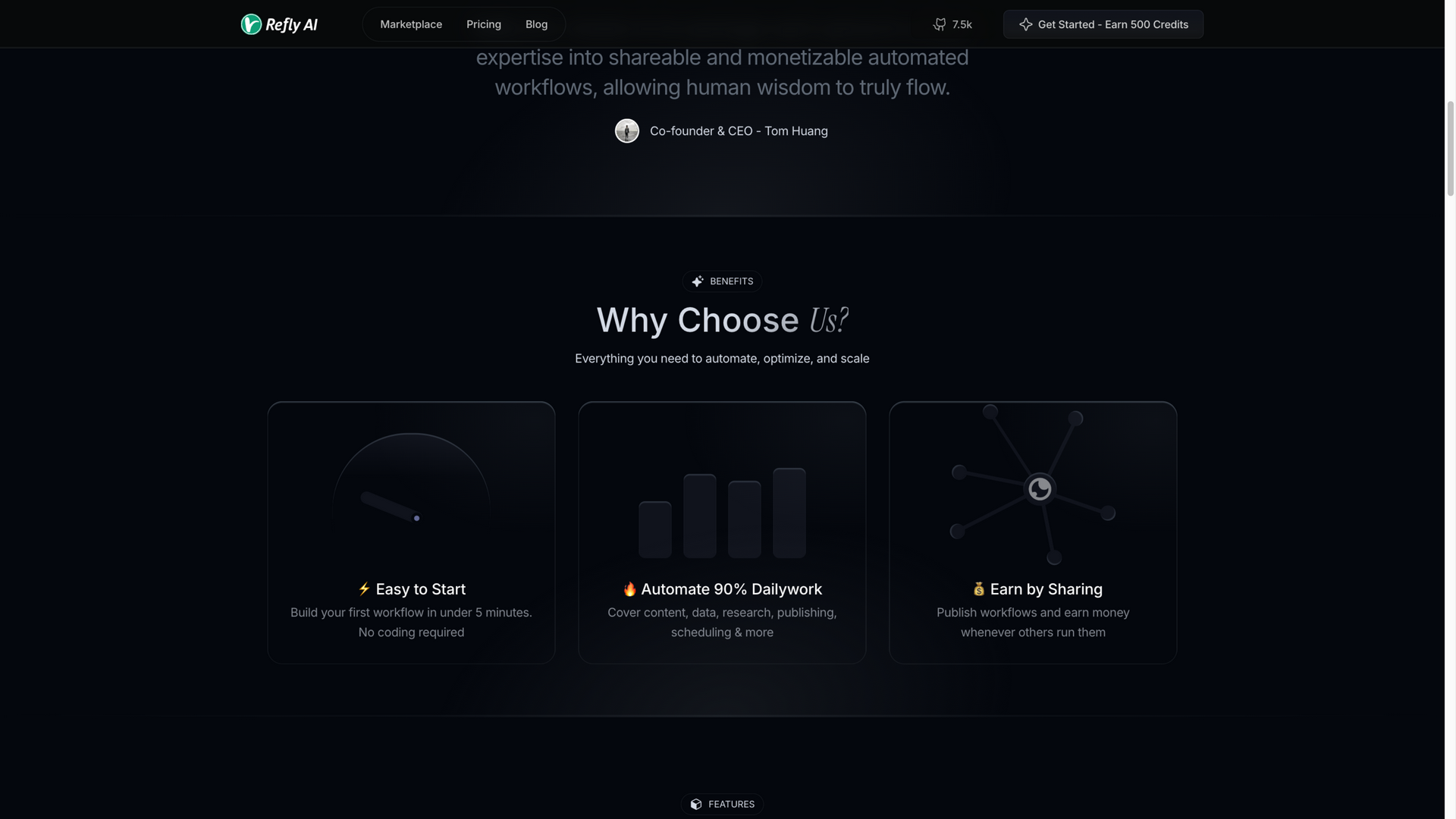 refly.ai · 首页权益区(Why Choose Us?)2026-10-13