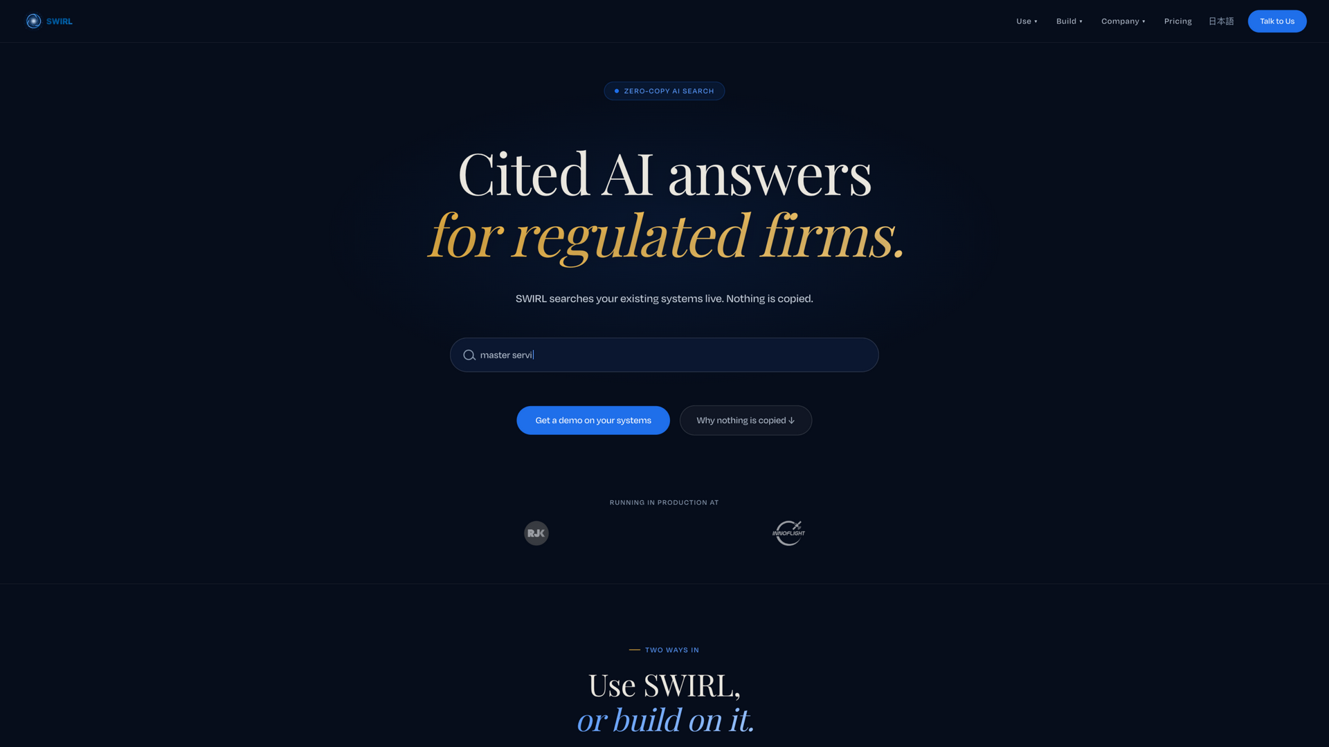 swirlaiconnect.com · 首页快照 2026-10-05
