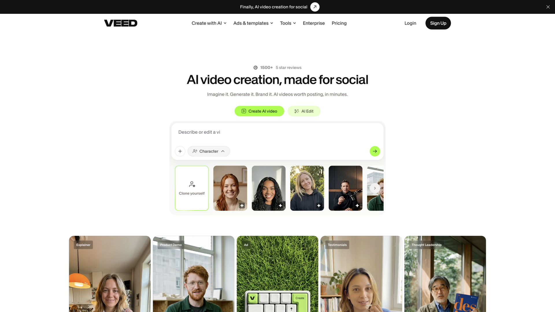 veed.io · 首页快照 2026-10-02