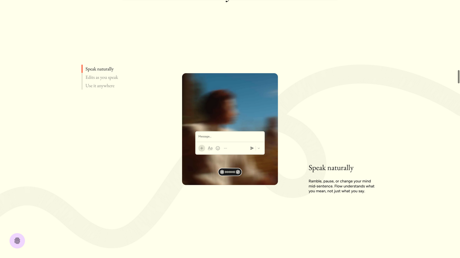 wisprflow.ai · 首页 HOW IT WORKS 区(Speak naturally)2026-10-05